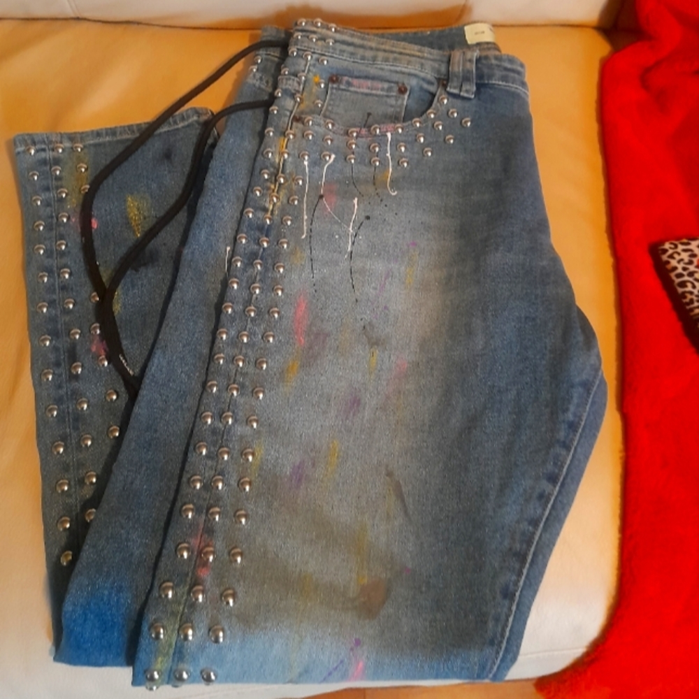 Customise Studed Jean